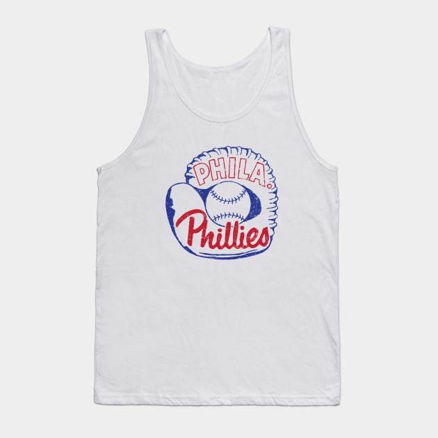 Philadelphia Phillies Glove by Buck Tee Tank Top by Buck Tee